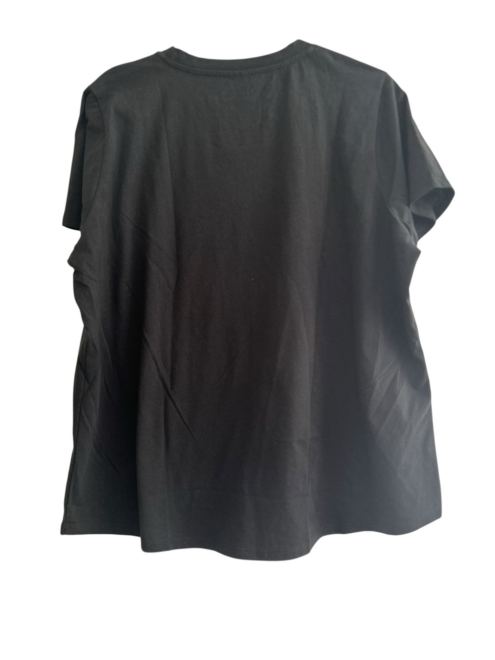 Mighty Fine Black Tee with Multicolor Floral & Butterfly Graphic XXL - Picture 3 of 3